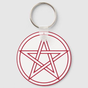 Pentacle Key Ring