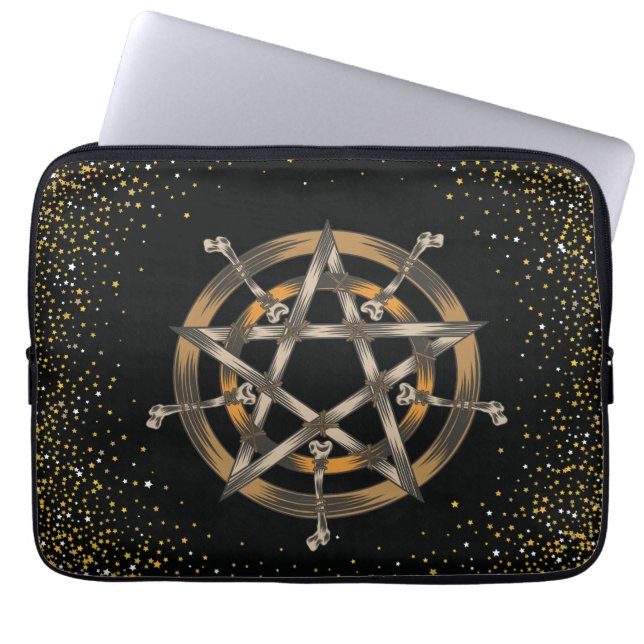 Pentacle Laptop Sleeve (Front)
