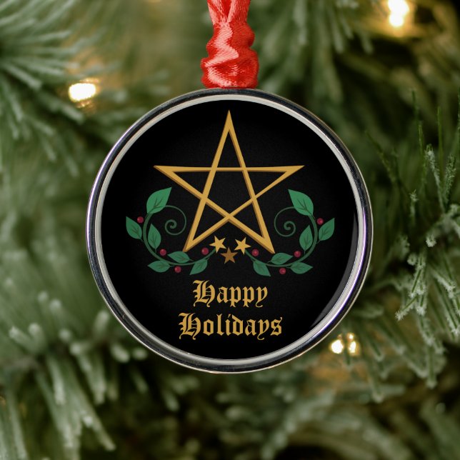 Pentacle  metal tree decoration (Tree)