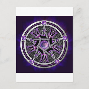 Pentacle Of The Purple Moon Postcard