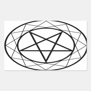 Pentacle Rectangular Sticker