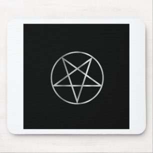 Pentacle- Religious symbol of satanism Mouse Pad