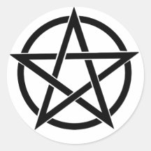 Pentacle Round Sticker