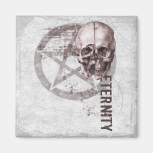 Pentacle Skull Magnet