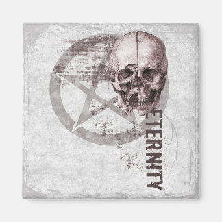 Pentacle Skull Magnet