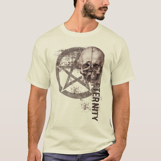 Pentacle Skull T-Shirt (Front)