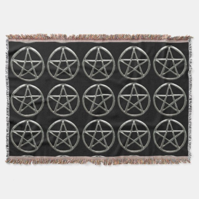Pentacle Throw Blanket (Front)