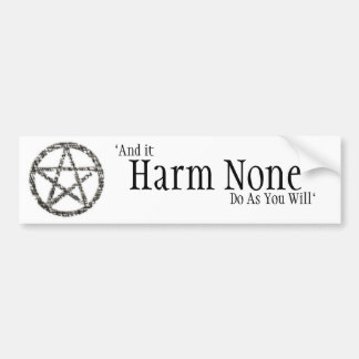 Pentacles Bumper Sticker