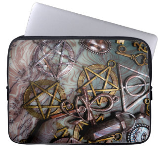 Pentacles  laptop sleeve