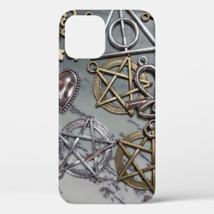 Pentacles on Dendritic Opal iPhone 12 Pro Case