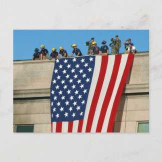 Pentagon 9/11 Flag Postcard