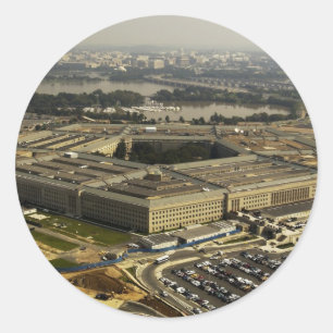 Pentagon Classic Round Sticker