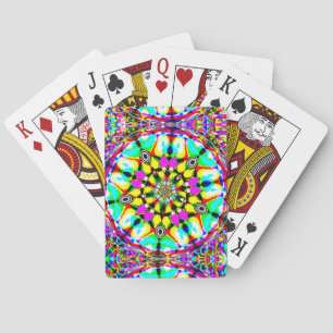 Pentagon kaleidoscope playing cards