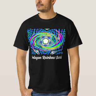 Pentagon Rainbow Swirl T-Shirt