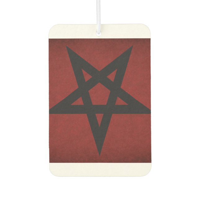 Pentagram Car Air Freshener (Front)