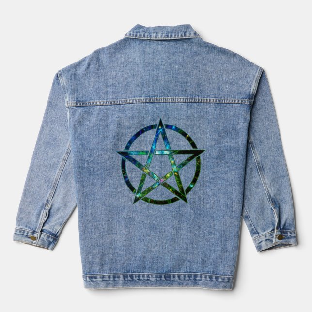 Pentagram Denim Jacket (Back)