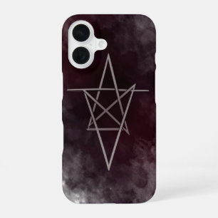 Pentagram in Dark Red Smoke Phone Case
