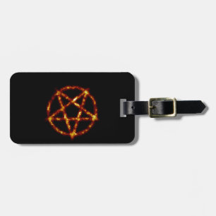 pentagram luggage tag