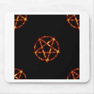pentagram mouse pad