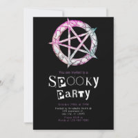 Pentagram Pagan Modern Minimalist Halloween