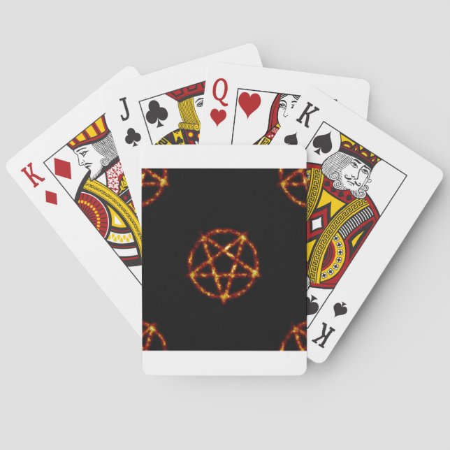 pentagram playing cards (Back)
