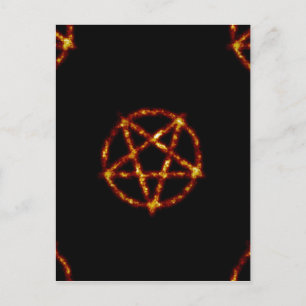 pentagram postcard
