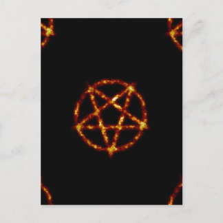 pentagram postcard