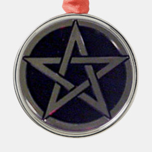 Pentagram Silver Ornament or Pendant