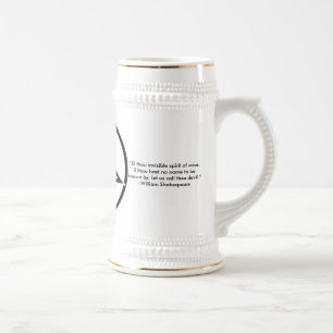 Pentagram Stein with Quote