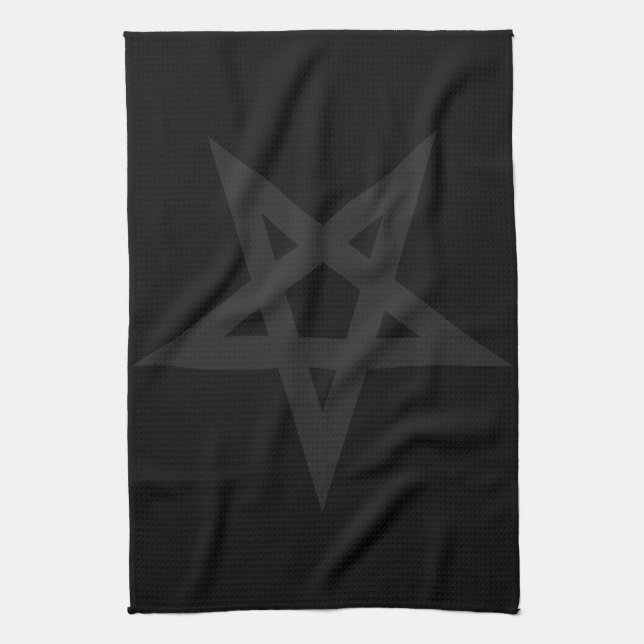 Pentagram Tea Towel (Vertical)