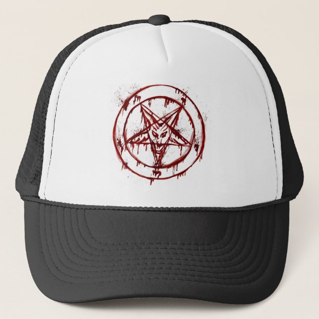 pentagram trucker hat (Front)