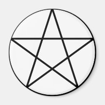 Pentagram within circle