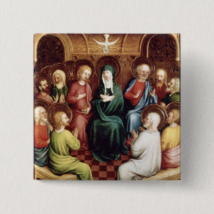 Pentecost, 1450 15 cm square badge