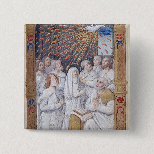 Pentecost 15 Cm Square Badge (Front)