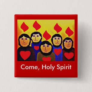 PENTECOST 15 CM SQUARE BADGE