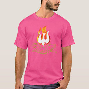 Pentecost Dove Tongues of Fire Flame Holy Spirit C T-Shirt
