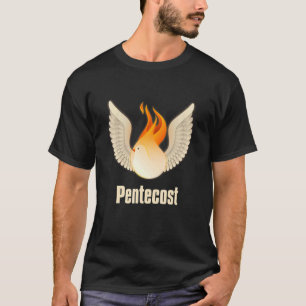 Pentecost Doves Tongues Of Fire Flame Acts Holy Sp T-Shirt