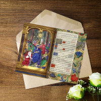 Pentecost Scene Mediaeval Renaissance Manuscript