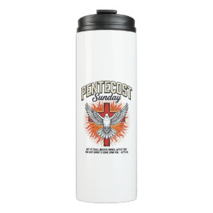 Pentecost Sunday Dove Cross Vintage Shirt Thermal Tumbler