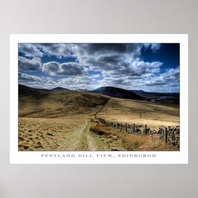 Pentland Hill View II Poster (Front)