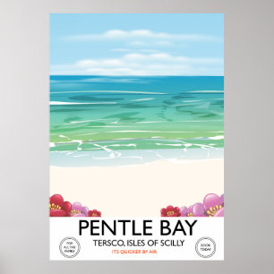 Pentle Bay, Tresco, Isles of Scilly Poster