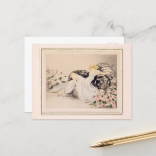 Peonies, 1935 by Louis Icart Postcard