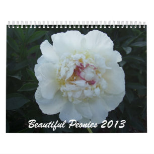 Peonies 2013 Flower Calendar