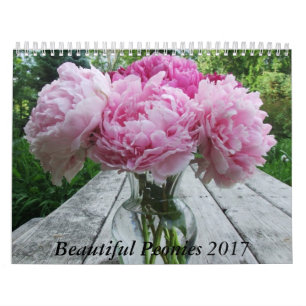 Peonies 2016 Calendar