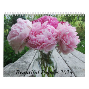 Peonies 2017 Calendar Flowers