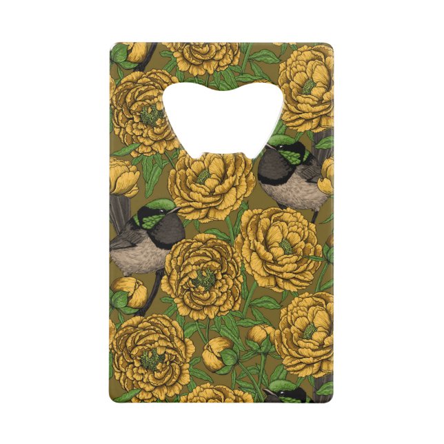 Peonies and wrens (Front)