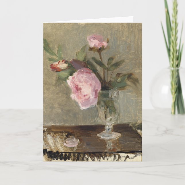 Peonies | Berthe Morisot Card (Front)