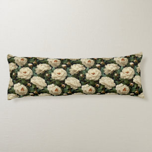 Peonies Botanical House Decor Coastal Pregnancy Body Cushion