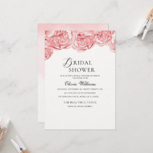 Peonies Bridal Shower Invitation