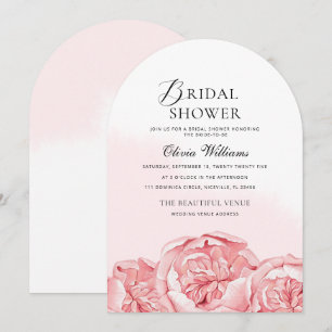 Peonies Bridal Shower Invitation